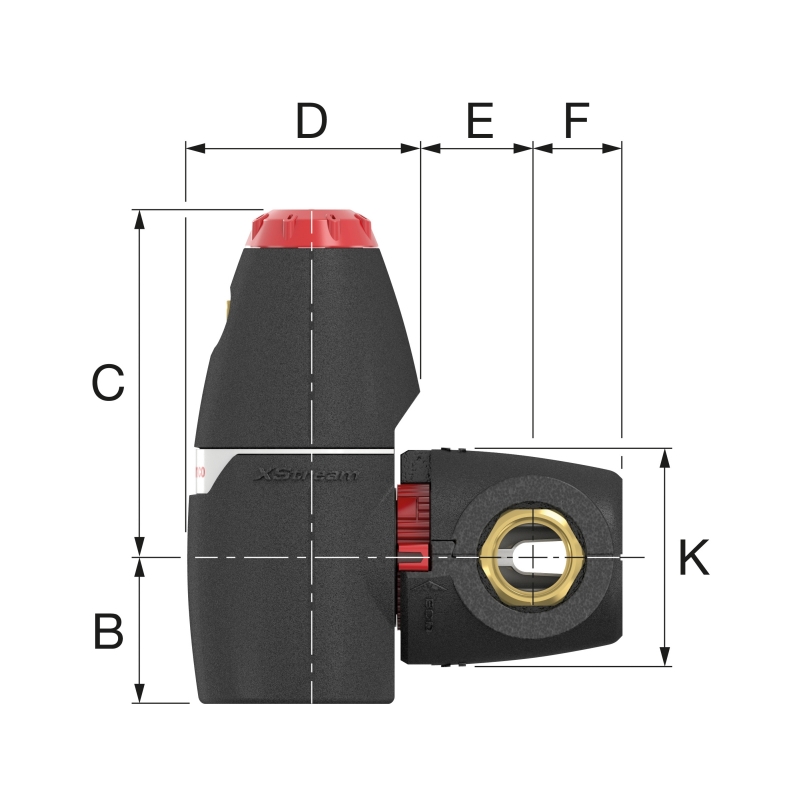 Flamco XStream Vent Légleválasztó 6/4 BM (11004)