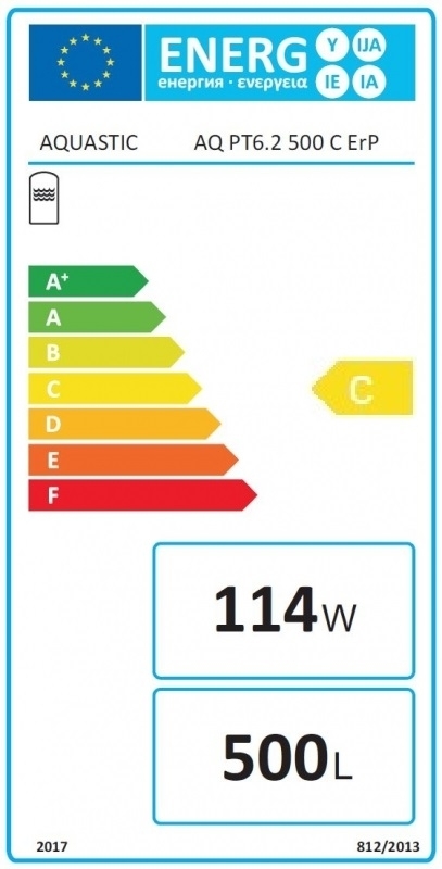 Aquastic (Hajdu Gyártmány) AQ PT6.2 500 C ERP 1 Hőcserélős puffertartály szigeteléssel