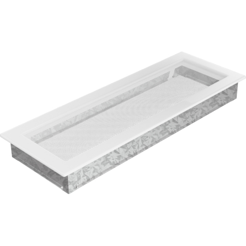 Kratki 17x49 cm Egyszerű szellőzőrács fehér
