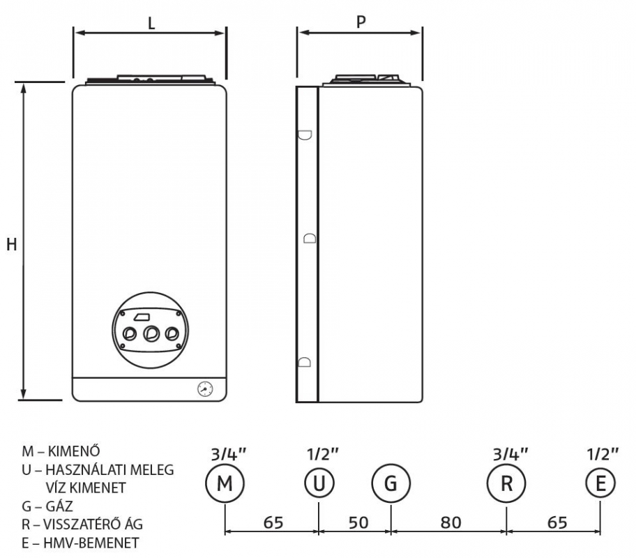 Riello Residence Condens 30 IS N MTN Fali kondenzációs fűtő gázkazán