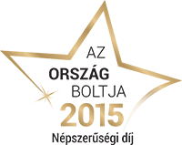 A netkazan.hu 2015-ben az Ország boltja Népszerűségi Díj nyertese A netkazan.hu 2015-ben az Ország boltja Népszerűségi Díj nyertese