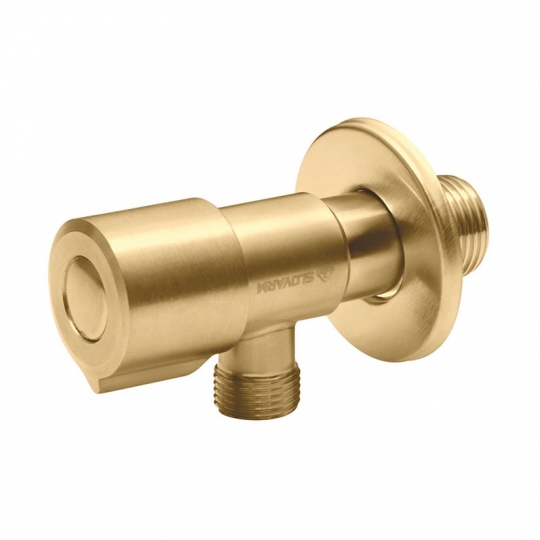 Slovarm rozsdamentes acél sarokszelep 1/2-1/2 arany 400275