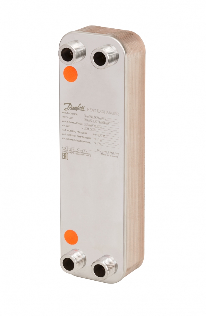 Danfoss XB06H-1-40 CU lemezes hőcserélő