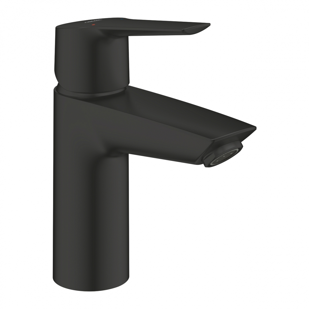 Grohe Start S Mosdócsaptelep klikk-klakkos leeresztőszeleppel matt fekete 235502432