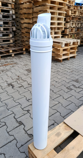 Vaillant 60/100 Vízszintes kialakítású koncentrikus átvezető PPs (a 303933 cikkszám helyett) (0020219517) (csomagolás és termék sérült) 26/152