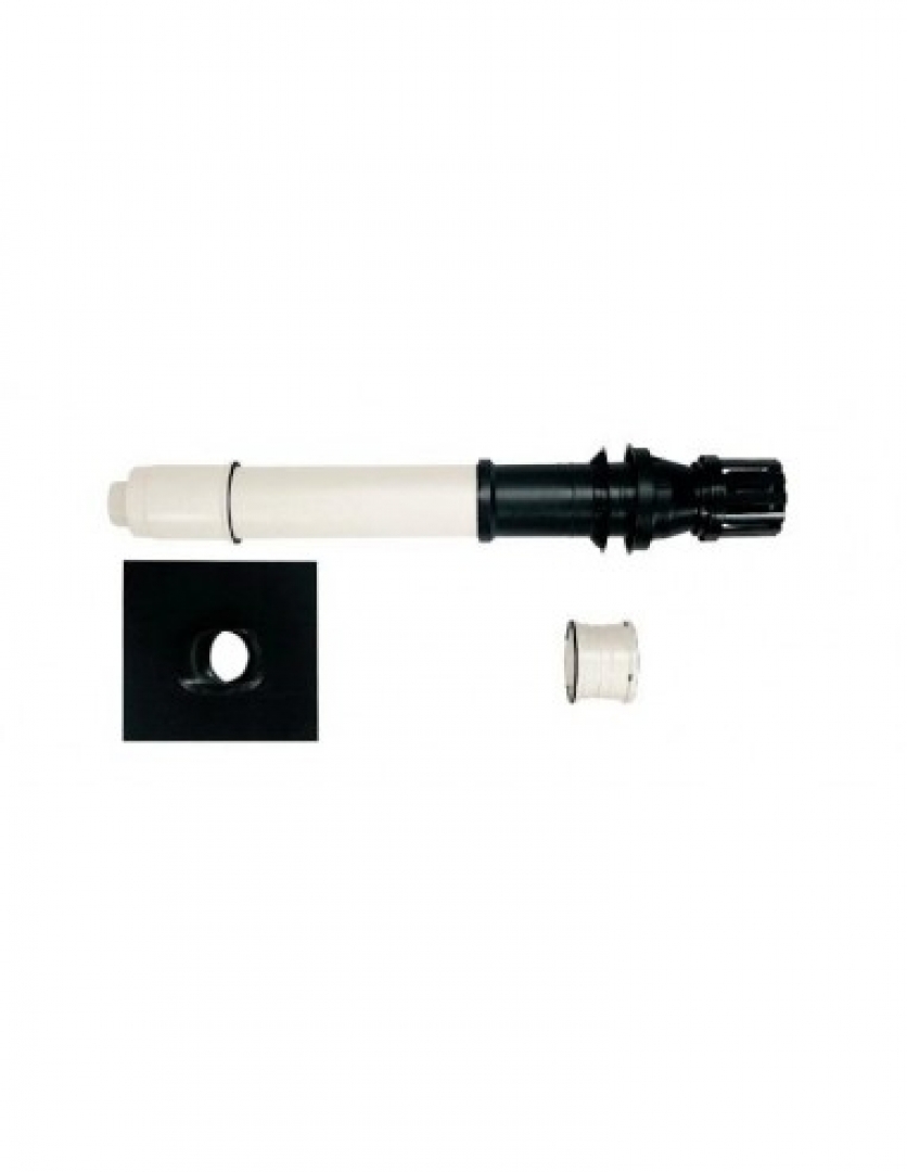 Immergas 80/125mm függőleges kivezető készlet induló idommal ferde tetőhöz 3.015243