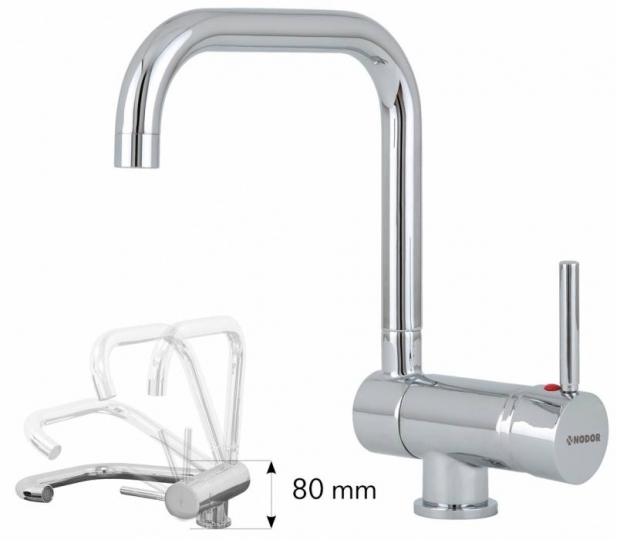 Nodor NorFlow Tucan R Álló Mosogató csaptelep lehajtható kifolyócsővel inox 3589