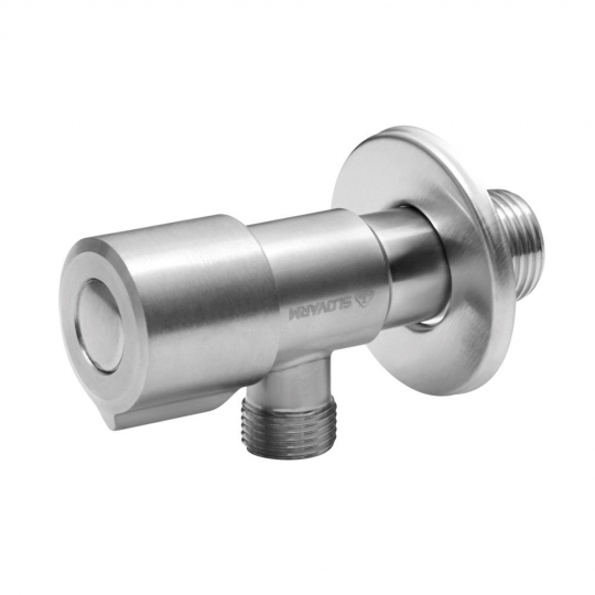 Slovarm sarokszelep kerámia szelepfelsőrésszel, rozsdamentes acél 1/2-1/2 400263