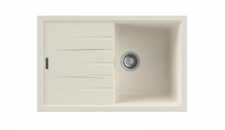 Nodor NorGranite 78.50 1B 1D BG Gránit Mosogatótálca csepegtetővel bézs 4059