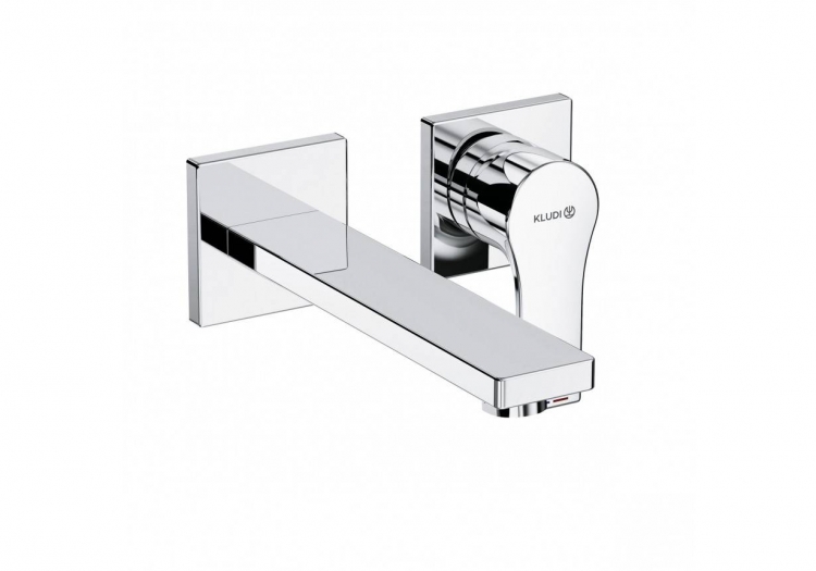 Kludi Zenta SL kétlyukas fali mosdócsaptelep leeresztő nélkül (482440565)