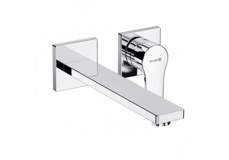 Kludi Zenta SL kétlyukas fali mosdócsaptelep leeresztő nélkül (482450565)