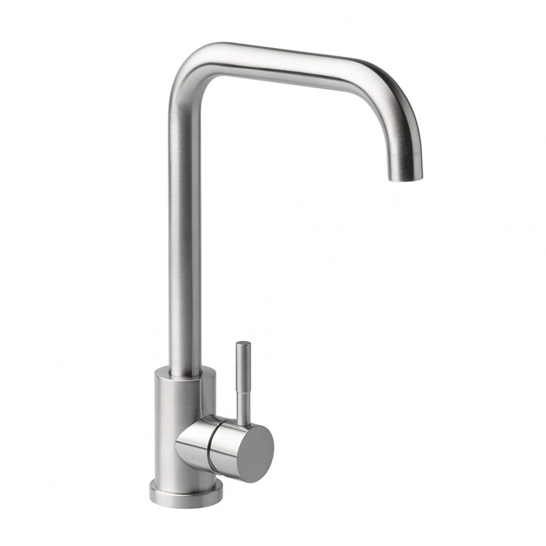 Slovarm Sibela mosogató csaptelep, rozsdamentes acélból, forgatható kifolyócsővel 486001