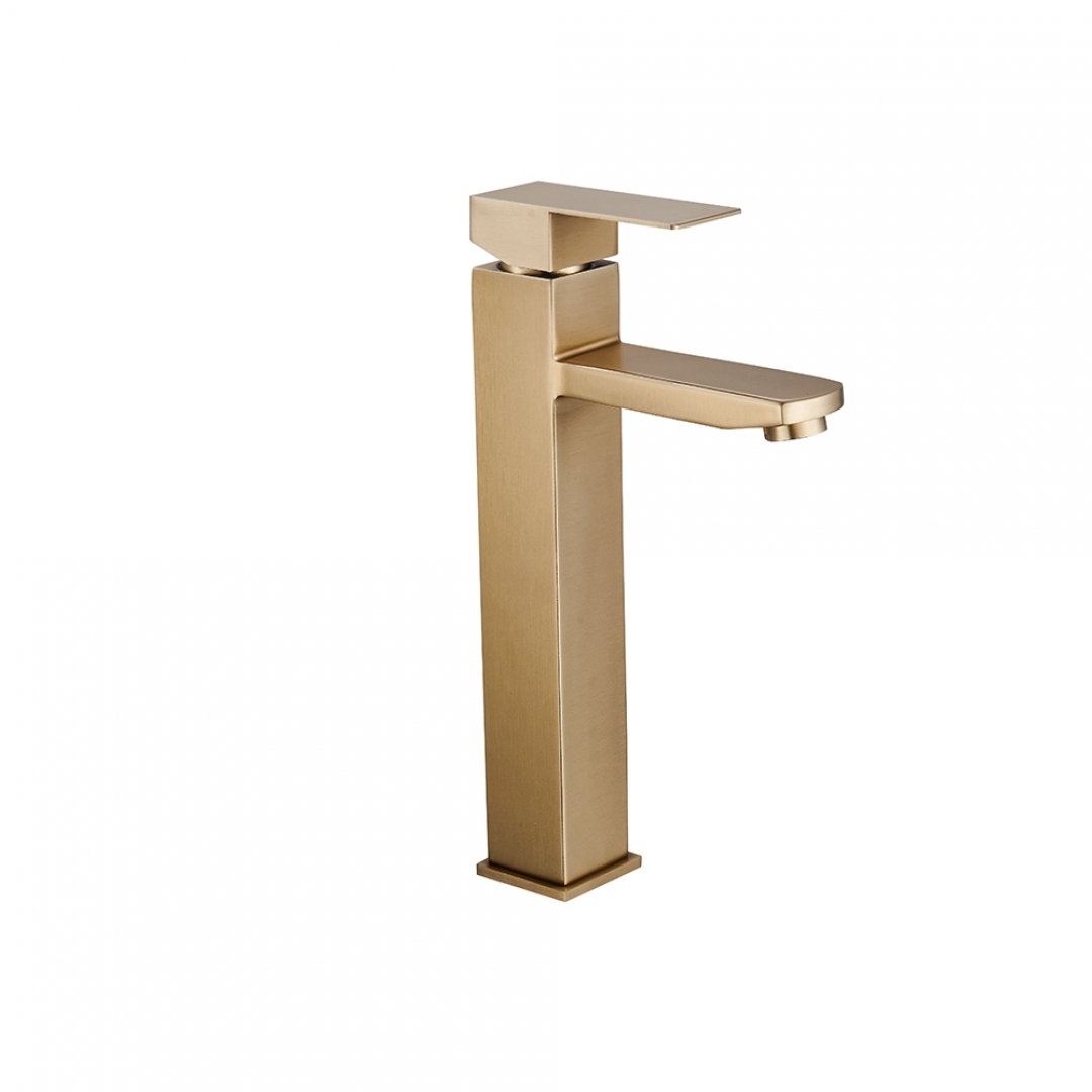 Slovarm Sibela mosdó csaptelep, rozsdamentes acél, leeresztőszelep nélkül arany 486151