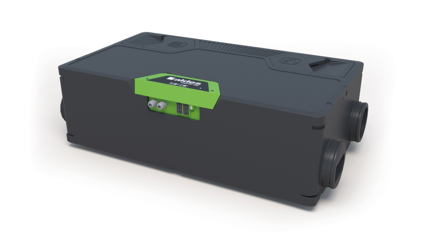 Aereco InspirAir Side V2 Classsic 300 DHU ERV Központi hővisszanyerős szellőztető berendezés entalpia hőcserélővel