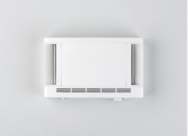 Aereco EHT 022 Hidroszabályozású falátvezetéses légbevezető 17-40 m3/h (10 Pa), 34-80 m3/h (40 Pa) átm. 100 mm