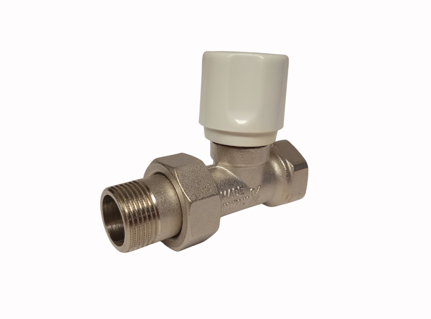 Bianchi egyenes radiátorszelep 3/4 belső menetes