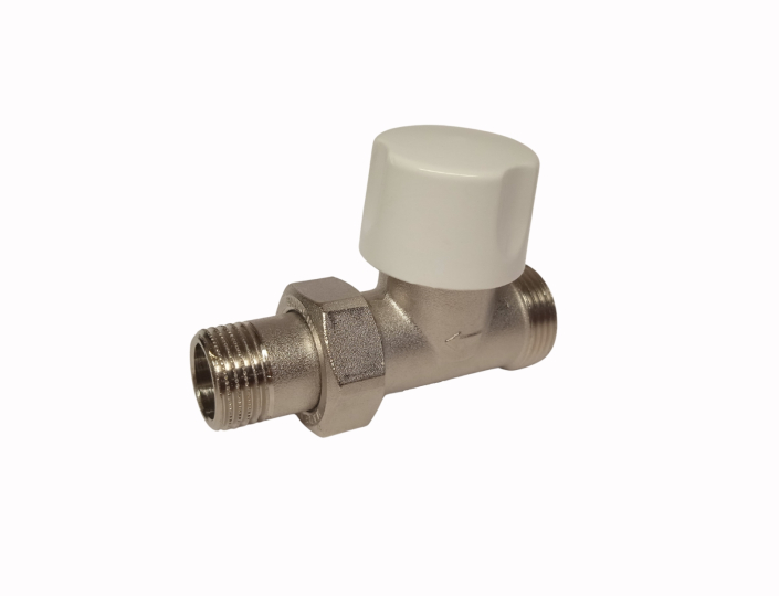 Bianchi termosztatikus egyenes radiátorszelep 1/2 külső menetes eurokónuszos