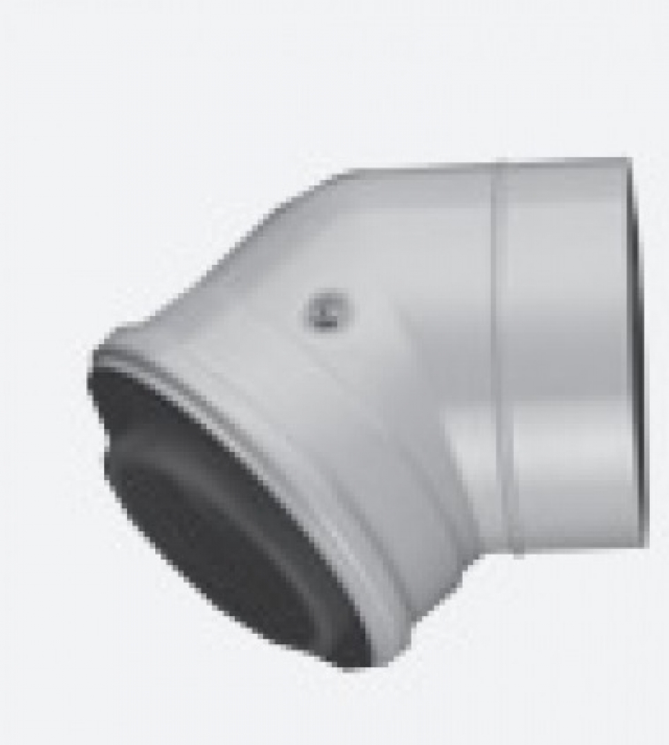 Bosch FC-CE80-45 45° Ív idom d=80/125 mm (AZB 608/1) - Netkazán