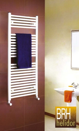 BRH Helidor 700x1490 egyenes fehér Törölközőszárítós radiátor