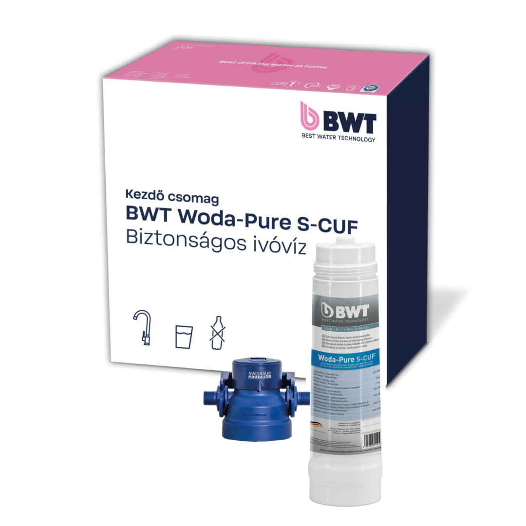 BWT Woda-pure S-CUF ultraszűrő és MM vízszűrő fej 3/8