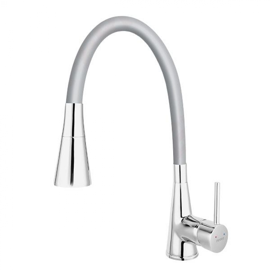 Ferro Zumba II BZA42S Álló Mosogató Csaptelep flexibilis kifolyócsővel szürke