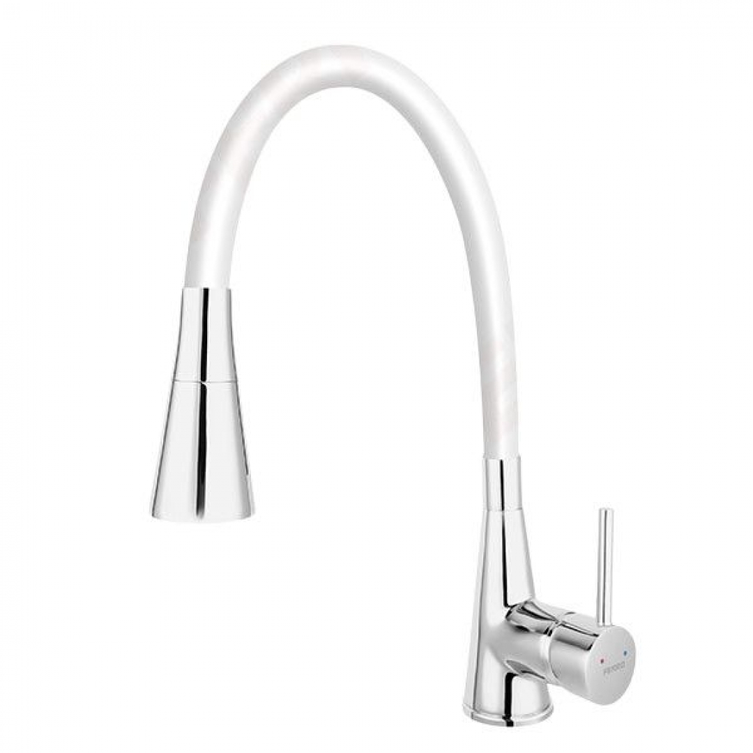 Ferro Zumba II BZA42W Álló Mosogató Csaptelep flexibilis kifolyócsővel fehér