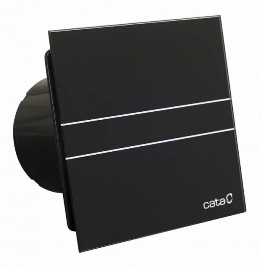 Cata E-100 MT BK Kisventilátor metakrilát előlappal utószellőztető funkcióval fekete