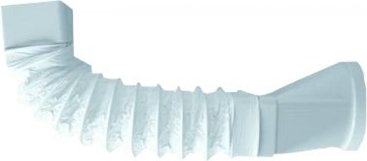 Gonal Légtechnikai flexibilis lapos könyök vegyes csatlakozással 75x150 Ø 120 L=500 mm