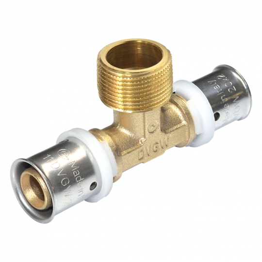 Comisa Press 26x3/4x26 Külső menetes T-idom