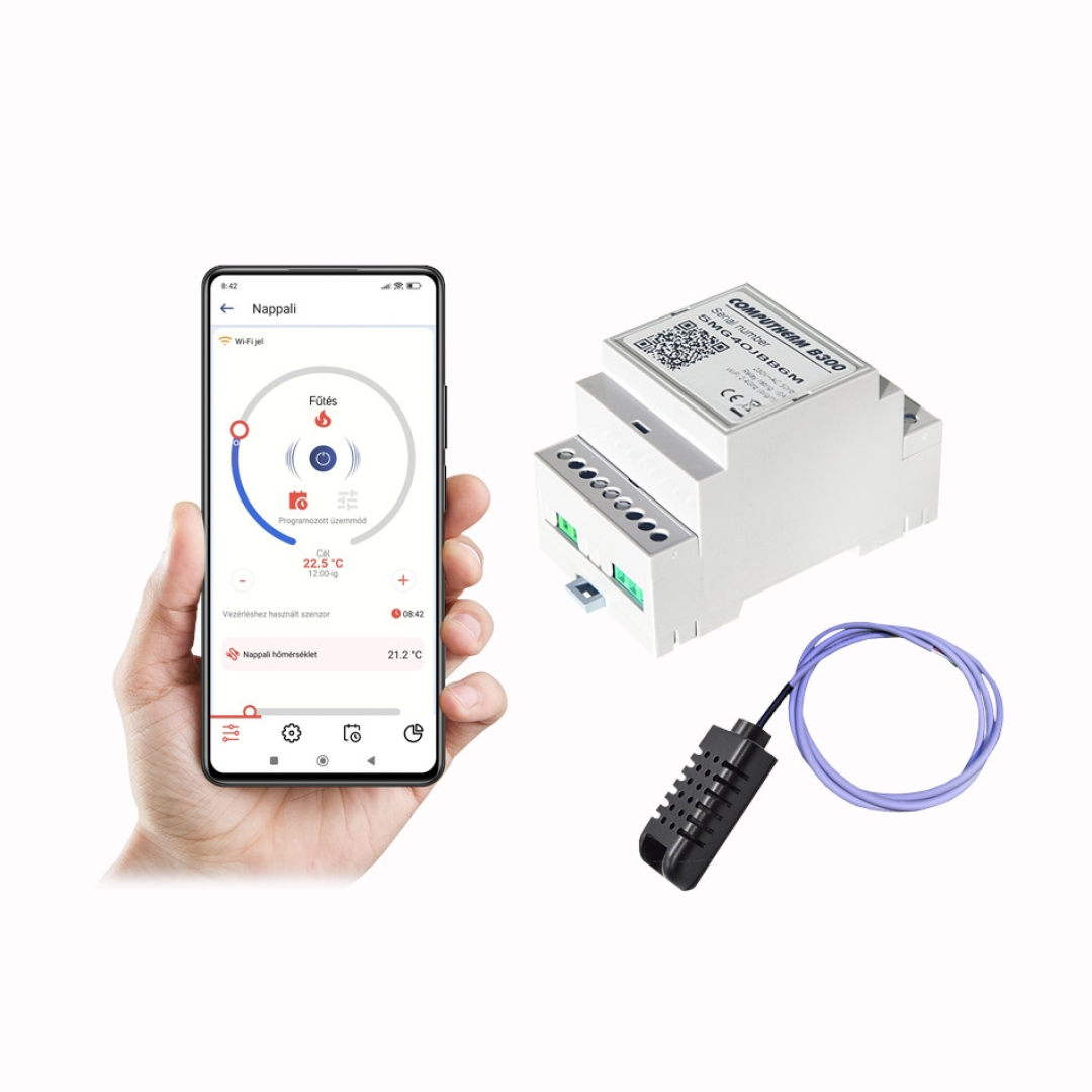 Computherm B300 Wifi termosztát vezetékes hőérzékelővel