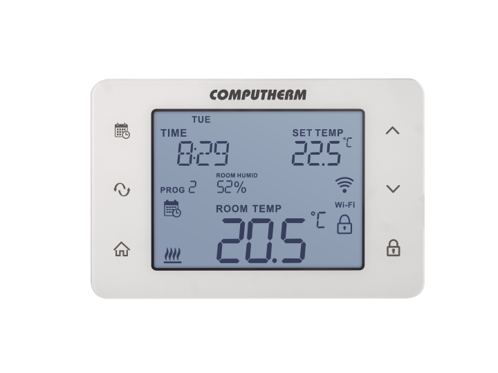 Computherm Q20 Wi-Fi Termosztát érintőgombos kijelzővel