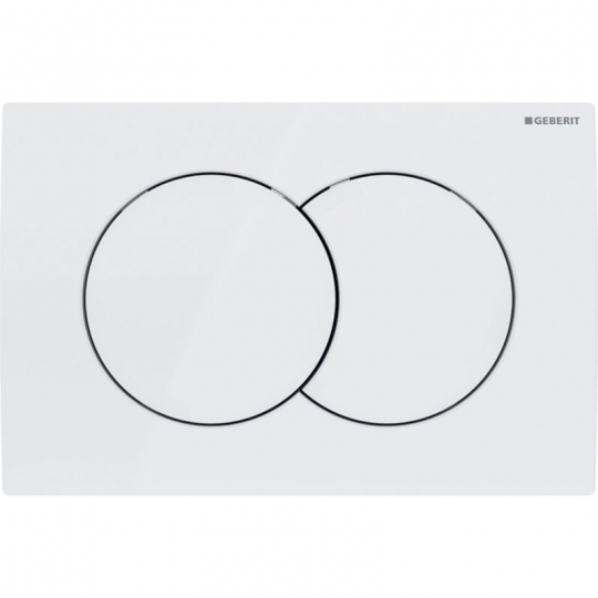 Geberit Delta 01 Nyomólap 115.107.11.1 beépíthető WC tartályhoz műanyag, alpin fehér
