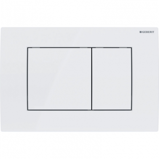 Geberit Delta 30 Nyomólap 115.137.11.1 beépíthető WC tartályhoz műanyag, alpin fehér
