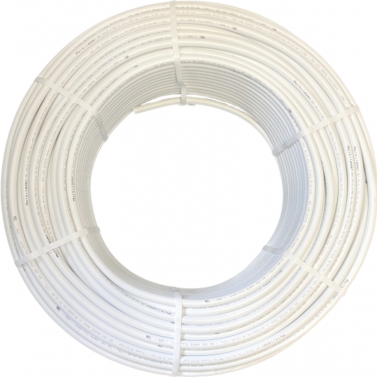 Multilayer PE RT 26x3mm ötrétegű alumíniumbetétes műanyag cső 100fm/tekercs