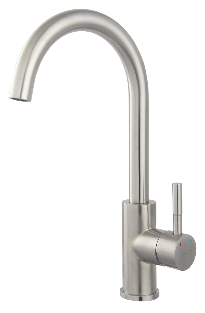Ferro Camira Inox konyhai csaptelep Inox acél