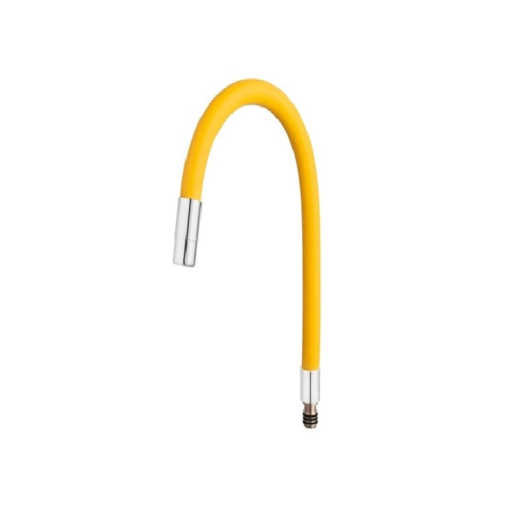 Ferro Elastico Flexibilis Kifolyócső mosogató csaptelepekhez sárga