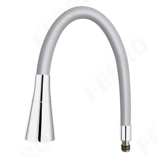 Ferro Elastico II Flexibilis Kifolyócső mosogató csaptelepekhez szürke