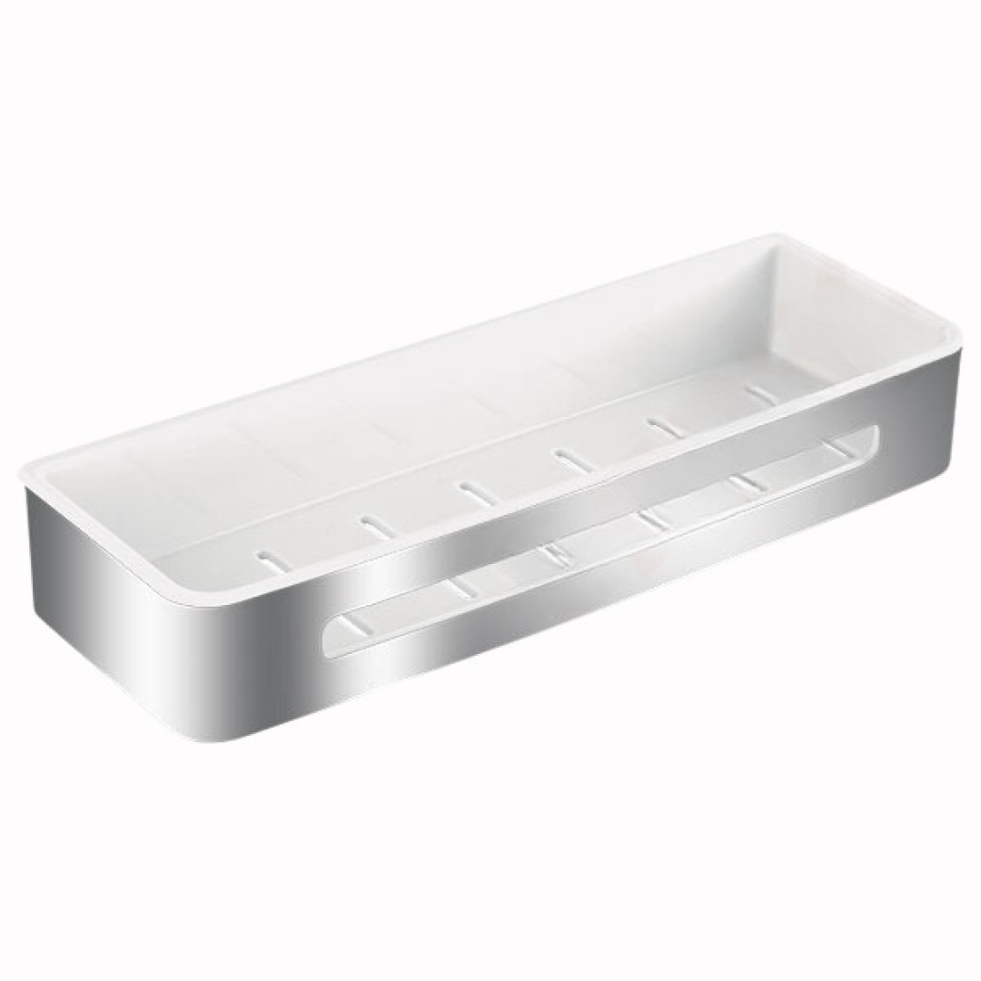 Ferro Emotion Falra szerelhető zuhanykosár nagy kivitelben, fehér/króm