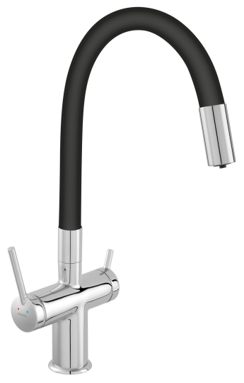 Ferro Filtrata Konyhai csaptelep flexibilis kifolyócsővel szűrt vízhez króm