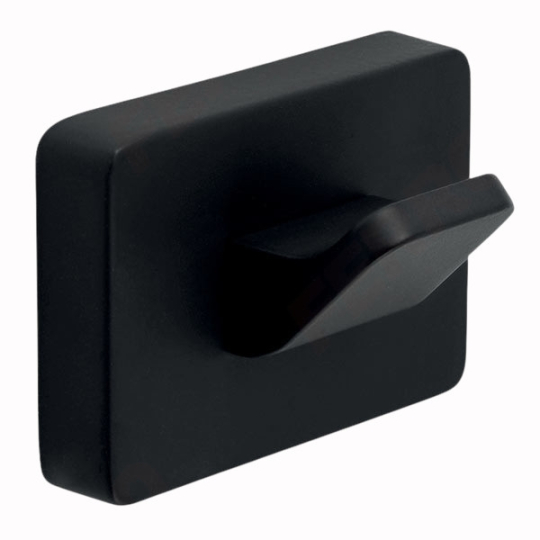 Ferro Greta Black Fürdőszobai akasztó, matt fekete