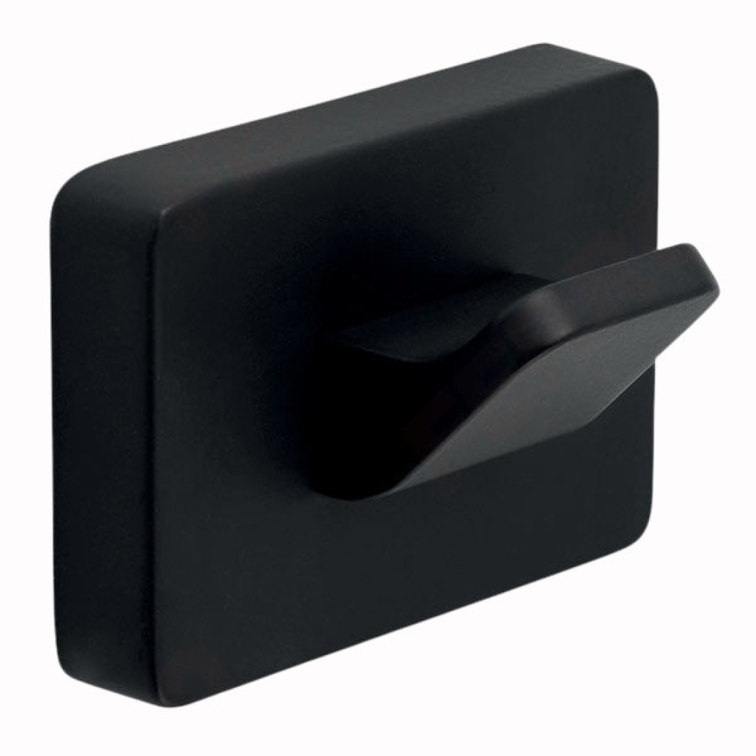 Ferro Greta Black Fürdőszobai akasztó, matt fekete