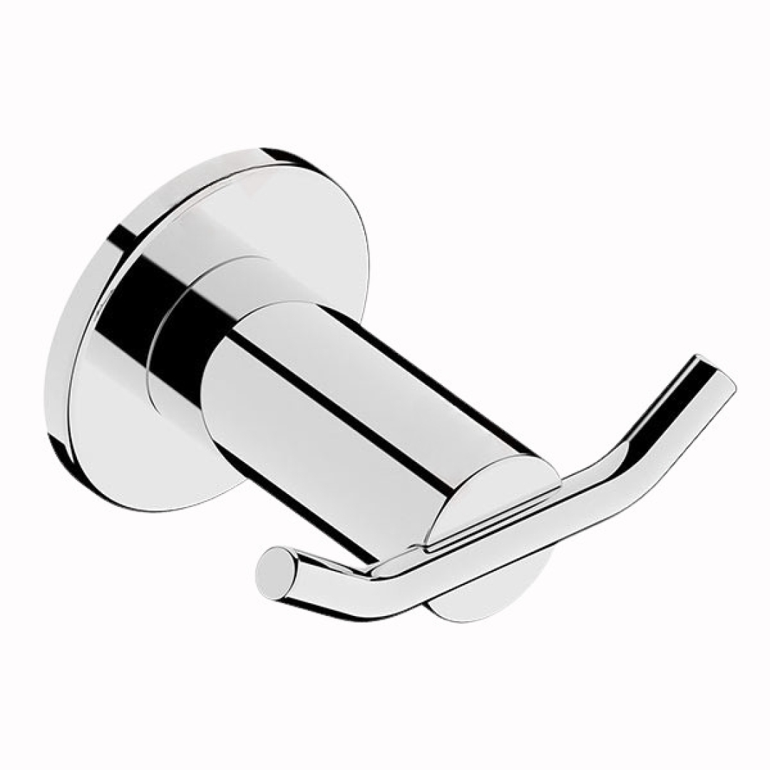 Ferro Smile Fürdőszobai dupla akasztó, króm