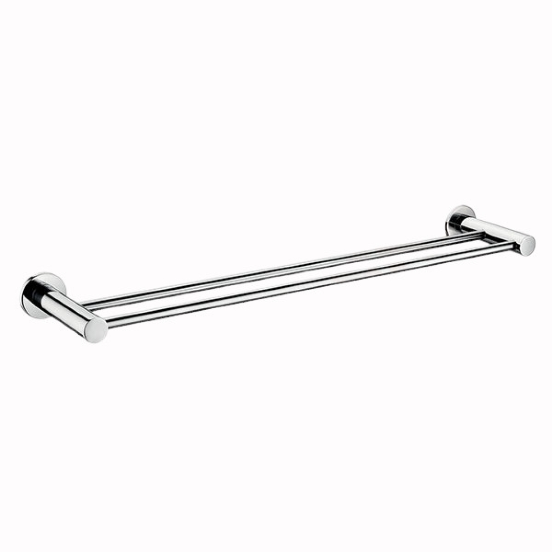 Ferro Smile Fürdőszobai törölközőtartó dupla kivitelben 600 mm, króm