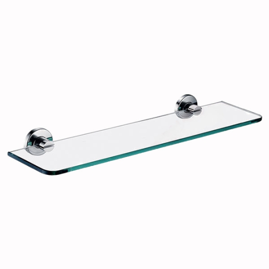 Ferro Smile Fürdőszobai üvegpolc 500x140mm, króm