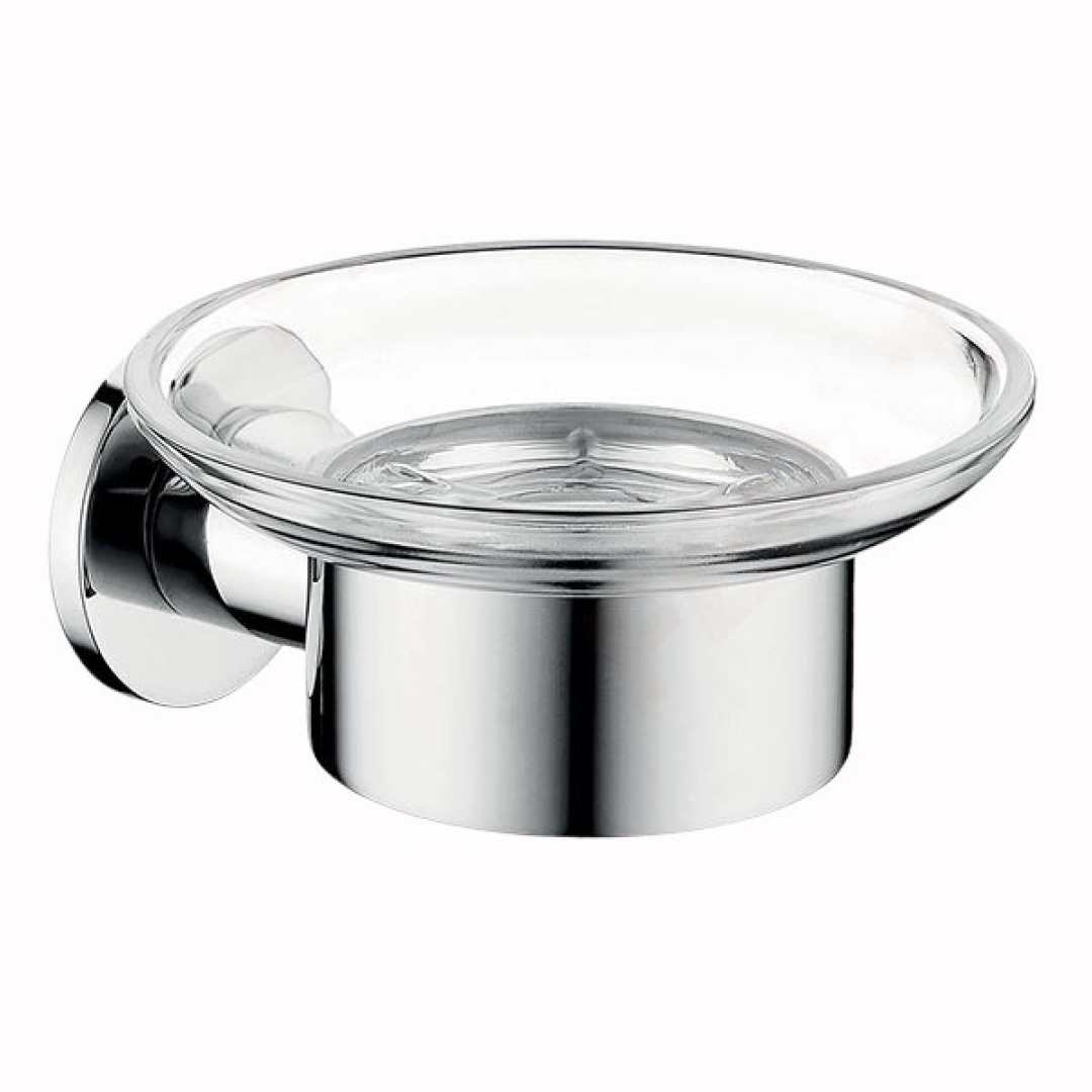 Ferro Smile Szappantartó üvegtál fali kivitelben, króm