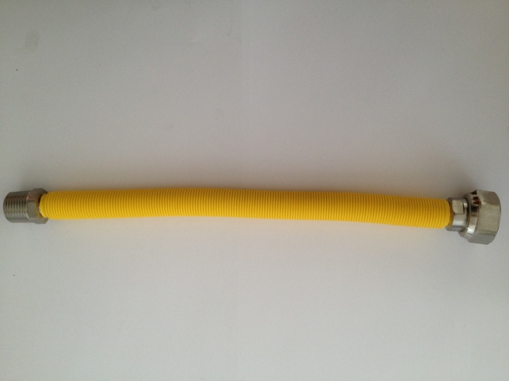 Gáz Nyújtható Bordáscső 75-150cm 1/2x3/4 KB