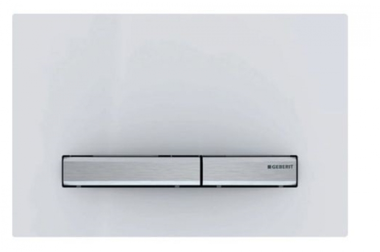 Geberit Sigma50 Nyomólap 115.788.11.2 beépíthető WC tartályhoz könnyűfém öntvény, műanyag, fehér