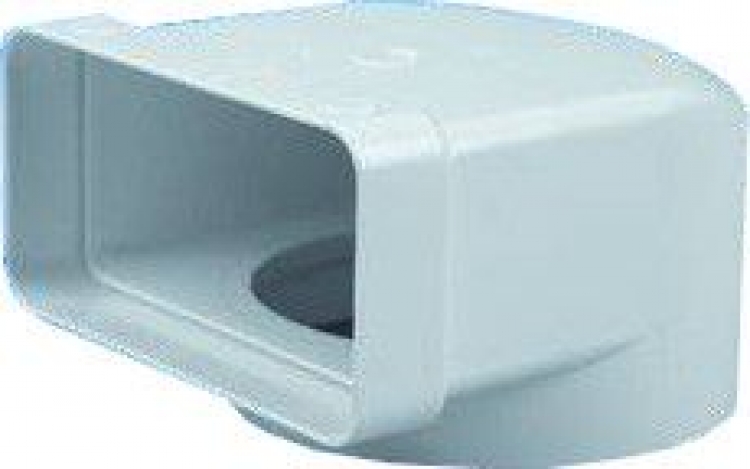 Gonal Légtechnikai cső-lapos csatorna átalakító 90° Ø 125-55x220mm