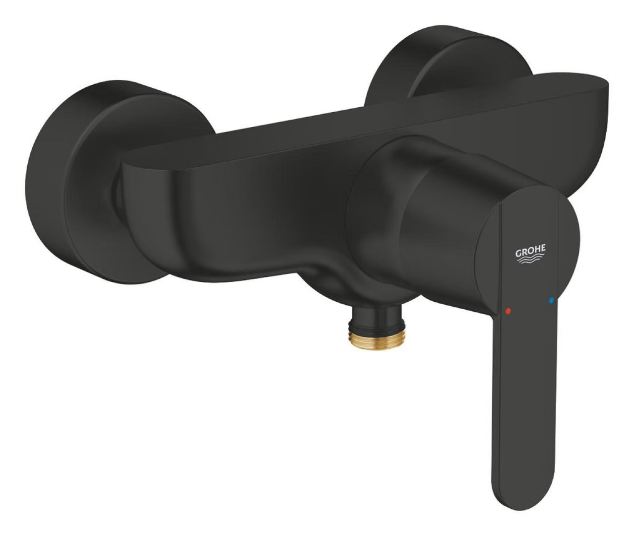 GROHE Get Falra szerelhető zuhanycsaptelep, matt fekete 328882430