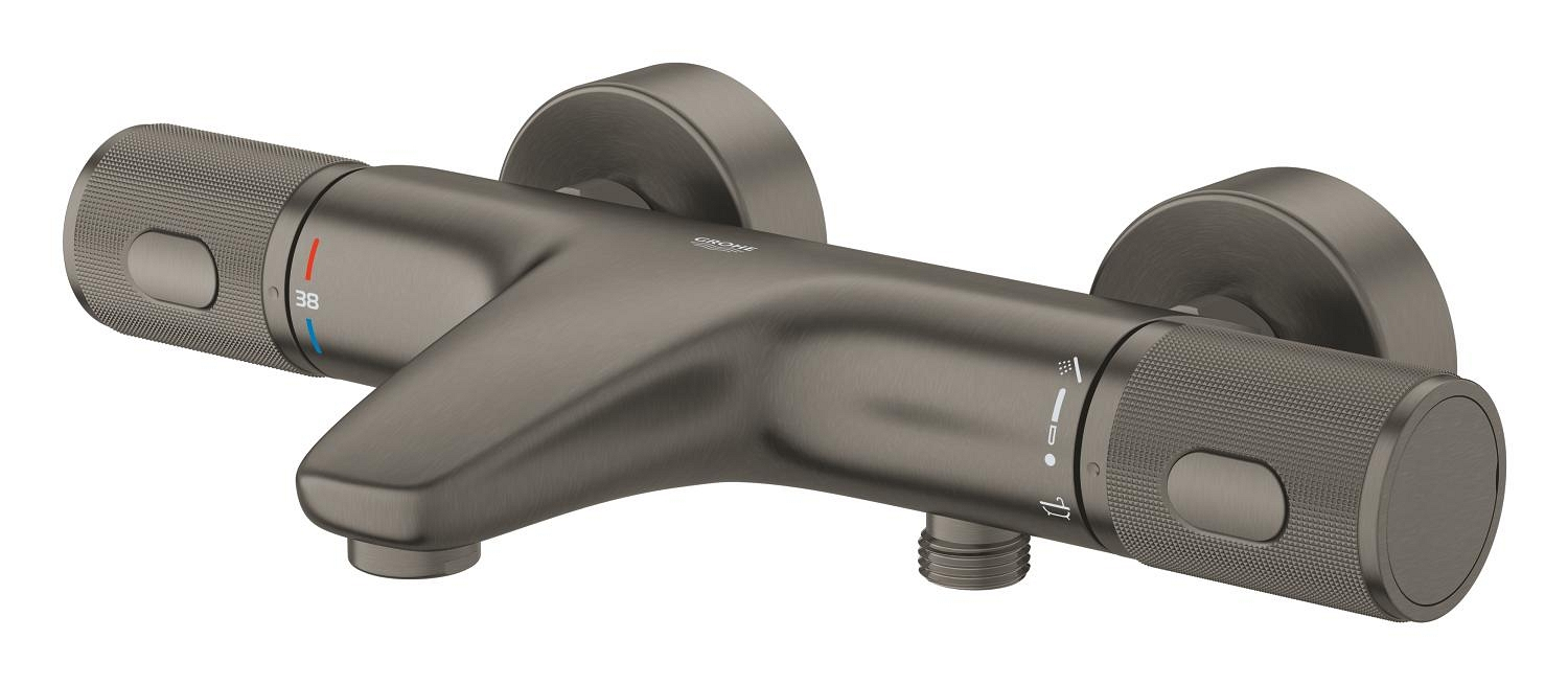 Grohe Precision Feel Fali kádtöltő csaptelep, termosztátos, antracit 34788AL0